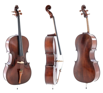 GEWA Concert Cello Rubner Dark Red 4/4  - GEWA Concert Cello Rubner Dark Red 4/4 