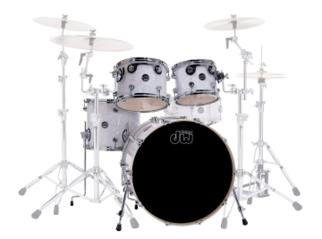 DRUM WORKSHOP SHELL SET PERFORMANCE FINISH PLY White Marine Pearl - DRUM WORKSHOP SHELL SET PERFORMANCE FINISH PLY White Marine Pearl