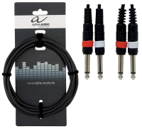 Alpha Audio Basic Line Audio Cable 2 моноджек 6.3 мм - 2 RCA 1.5 м