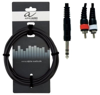Alpha Audio Basic Line Audio Y-Cable Stereo Jack 6.3 мм - 2 RCA 1.5 м