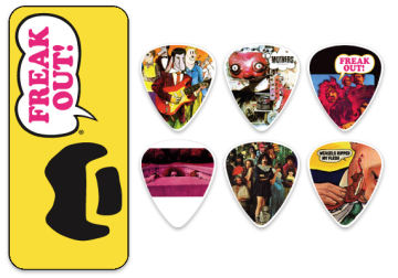 Dunlop ZAPPT01M Zappa Yellow Pick Tin - Dunlop ZAPPT01M Zappa Yellow Pick Tin