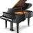 SCHULZE POLLMANN A 186RK Black Gloss + Kluge® keyboard (Made in Germany) - SCHULZE POLLMANN A 186RK Black Gloss + Kluge® keyboard (Made in Germany)