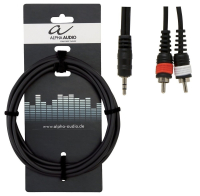 Alpha Audio Basic Line Audio Y-Cable Stereo Jack 3.5 мм - 2 RCA 3 м
