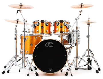DRUM WORKSHOP SHELL SET PERFORMANCE FINISH PLY Gold Sparkle - DRUM WORKSHOP SHELL SET PERFORMANCE FINISH PLY Gold Sparkle