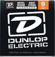 Dunlop DEN Nickel Wound 8 String Light 09-65