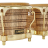Latin Percussion LP793X Galaxy Giovanni Bongos Natural/Gold - Latin Percussion LP793X Galaxy Giovanni Bongos Natural/Gold