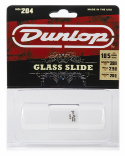 Dunlop 204 Tempered Glass Medium Medium Knuckle - Dunlop 204 Tempered Glass Medium Medium Knuckle