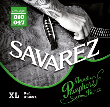 SAVAREZ A140XL Acoustic Phosphor Bronze .010-.047 - SAVAREZ A140XL Acoustic Phosphor Bronze .010-.047