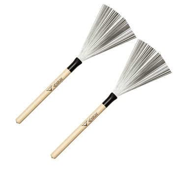 Vater VWTW Wire Tap Wood Handle Brushes - Vater VWTW Wire Tap Wood Handle Brushes