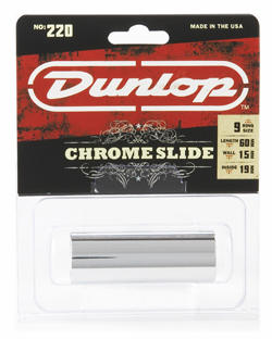 Dunlop 220 Chromed Steel Medium Medium - Dunlop 220 Chromed Steel Medium Medium