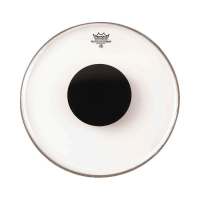 REMO CS-1320-10 Bass, Controlled Sound, Black Dot, Clear 20"