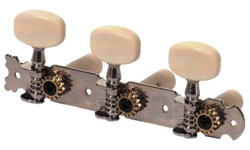 FIRE&STONE Classic Guitar Machineheads Nickelplated - FIRE&STONE Classic Guitar Machineheads Nickelplated