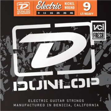 Dunlop DEN Nickel Plated Steel Light/Heavy 09-46 - Dunlop DEN Nickel Plated Steel Light/Heavy 09-46