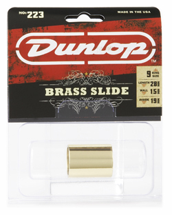 Dunlop 223 Brass Slide Medium Medium Knuckle - Dunlop 223 Brass Slide Medium Medium Knuckle