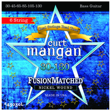 Curt Mangan Nickel Bass Set Extra Long 30-130 - Curt Mangan Nickel Bass Set Extra Long 30-130