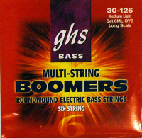 GHS 6ML-DYB 6-String Bass Boomers Medium Light 30-126