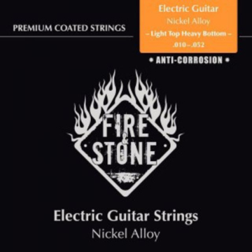 FIRE&STONE Electric Guitar Nickel Alloy Light Top/Heavy Bottom 10-52 Coated - FIRE&STONE Electric Guitar Nickel Alloy Light Top/Heavy Bottom 10-52 Coated