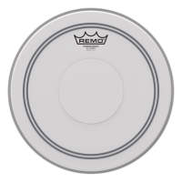 Remo P3-0112-C2 Powerstroke 3 Coated Top Clear Dot 12"