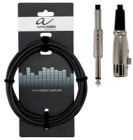 Alpha Audio Basic Line Microphone Cable XLR/Jack 9 м