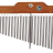 Latin Percussion LP515 50 Bar Chimes Double Raw - Latin Percussion LP515 50 Bar Chimes Double Raw