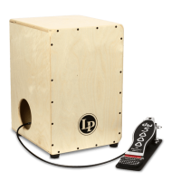 Latin Percussion LP1400NWP 2-Sided Cajon With DW Pedal