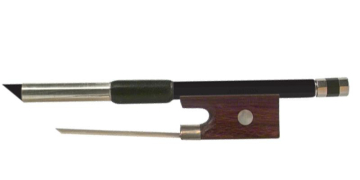 Saga Music Anton Breton AB-110BK Brazilwood Student Violin Bow 4/4 Black - Saga Music Anton Breton AB-110BK Brazilwood Student Violin Bow 4/4 Black