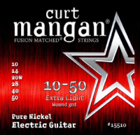 Curt Mangan Pure Nickel Wound Extra Light Set 10-50