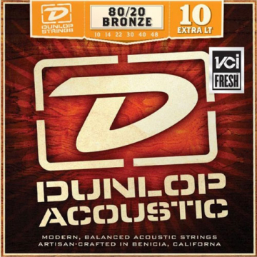 Dunlop DAB 80/20 Bronze Extra Light 10-48 - Dunlop DAB 80/20 Bronze Extra Light 10-48