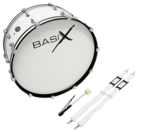 Basix Marching Bass Drum 24x12"