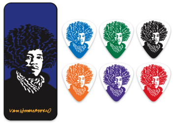 Dunlop JVHPT03M Van Hamersveld Jimi Pick Tin Med - Dunlop JVHPT03M Van Hamersveld Jimi Pick Tin Med