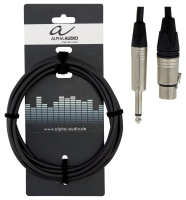 Alpha Audio Peak Line Microphone Cable XLR/Jack 6 м