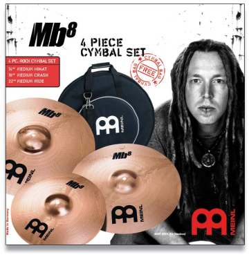 Meinl MB8 14/18/22 Cymbal Set - Meinl MB8 14/18/22 Cymbal Set