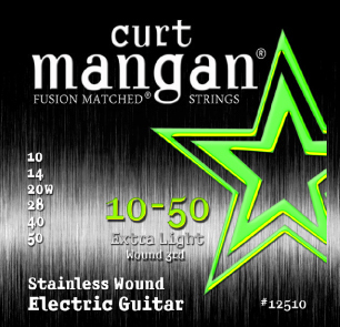 Curt Mangan Stainless Wound Extra Light Set 10-50 - Curt Mangan Stainless Wound Extra Light Set 10-50