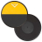 Vater VCB12S2 Chop Builder 12" Split Surface Practice Pad - Vater VCB12S2 Chop Builder 12" Split Surface Practice Pad