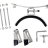 GEWA Marching Drum Knee Rest With Extension - GEWA Marching Drum Knee Rest With Extension
