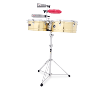 Latin Percussion LP1415-B Timbales Prestige Solid Brass - Latin Percussion LP1415-B Timbales Prestige Solid Brass