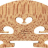 Teller Standard Violin Bridge Model №9 1/2 - Teller Standard Violin Bridge Model №9 1/2