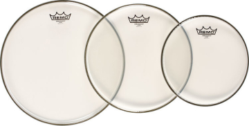 REMO PP-1182-BA набор пластиков Ambassador Clear 10", 12", 14" - REMO PP-1182-BA набор пластиков Ambassador Clear 10", 12", 14"