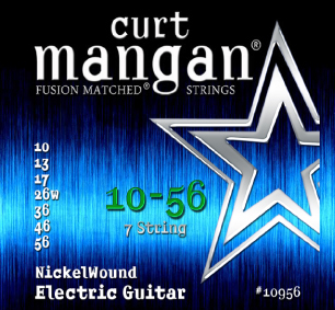 Curt Mangan Nickel Wound 7 String Set 10-56 - Curt Mangan Nickel Wound 7 String Set 10-56