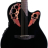 Ovation CE44-5 Celebrity Elite Mid Cutaway Black - Ovation CE44-5 Celebrity Elite Mid Cutaway Black