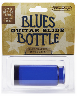 Dunlop 278 Blue Blues Bottle Regular Large - Dunlop 278 Blue Blues Bottle Regular Large
