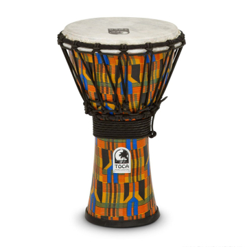 Toca SFDJ-7K Djembe Freestyle Kente Cloth - Toca SFDJ-7K Djembe Freestyle Kente Cloth