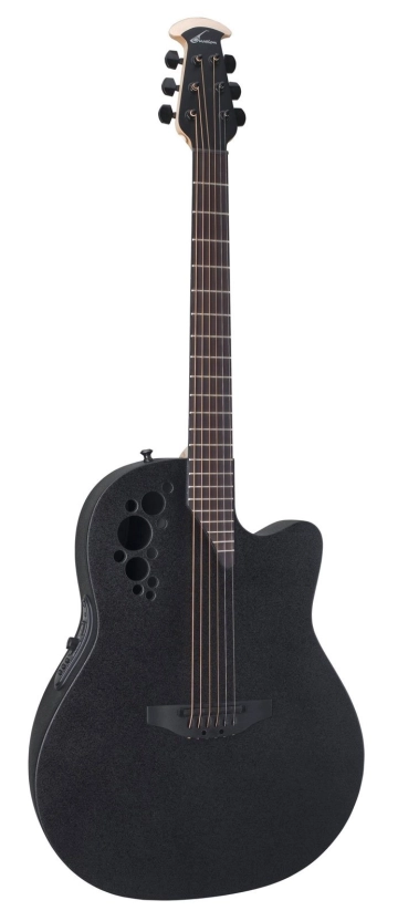 Ovation 2078TX-5-G Elite TX Deep Contour Cutaway Black Textured - Ovation 2078TX-5-G Elite TX Deep Contour Cutaway Black Textured