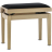 GEWA Piano Bench Deluxe White Ash Seat Black - GEWA Piano Bench Deluxe White Ash Seat Black