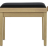 GEWA Piano Bench Deluxe White Ash Seat Black - GEWA Piano Bench Deluxe White Ash Seat Black