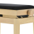 GEWA Piano Bench Deluxe White Ash Seat Black - GEWA Piano Bench Deluxe White Ash Seat Black