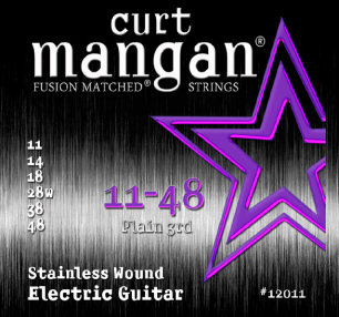 Curt Mangan Stainless Wound Set 11-48 - Curt Mangan Stainless Wound Set 11-48