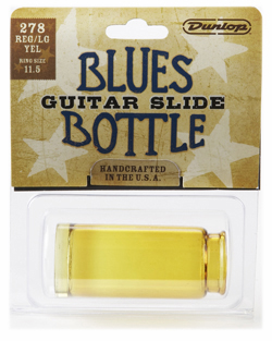 Dunlop 278 Yellow Blues Bottle Regular Large - Dunlop 278 Yellow Blues Bottle Regular Large