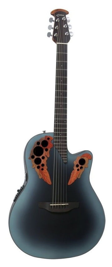 Ovation CE44-RBB Celebrity Elite Mid Cutaway Reversed Blueburst - Ovation CE44-RBB Celebrity Elite Mid Cutaway Reversed Blueburst